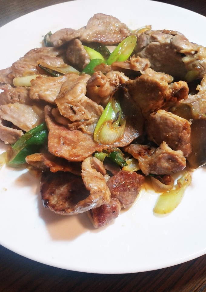 簡単☆豚肉と長ネギと搾菜の中華風炒め-レシピのメイン写真
