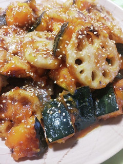 白身魚の甘酢照り焼き-レシピのメイン写真