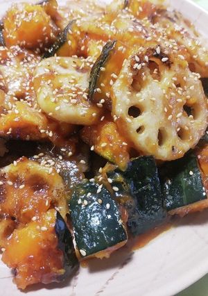 白身魚の甘酢照り焼き-レシピのメイン写真