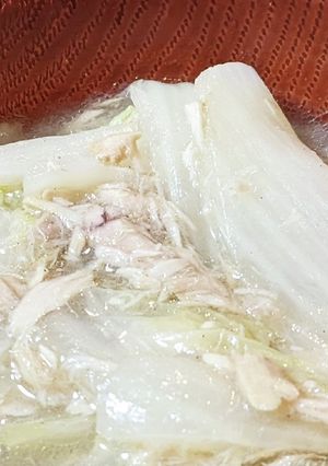 本田明子さんの白菜とツナ缶の重ね煮-レシピのメイン写真
