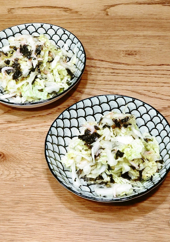 白菜と釜揚げエビのサラダ-レシピのメイン写真