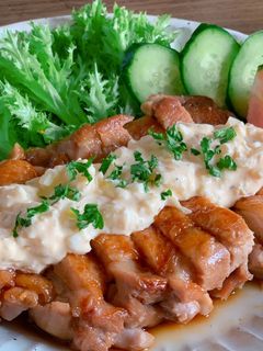 鶏の照り焼きタルタルソース-レシピのメイン写真