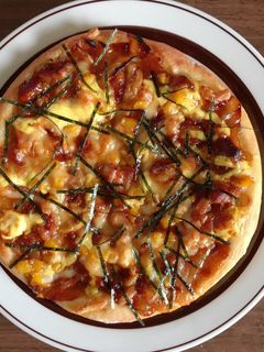 照り焼きチキンピザ-レシピのメイン写真