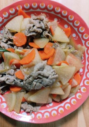 【主菜】栄養たっぷり!豚バラ大根-レシピのメイン写真