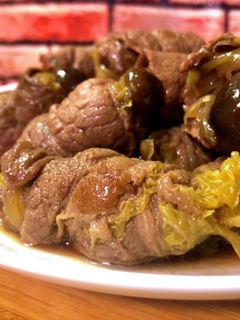 すき焼き風!ネギとしめじの牛肉巻き-レシピのメイン写真
