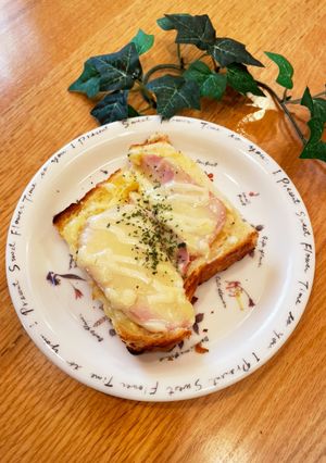 ハムチーズトースト-レシピのメイン写真