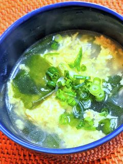 春雨とわかめの中華風卵スープ-レシピのメイン写真
