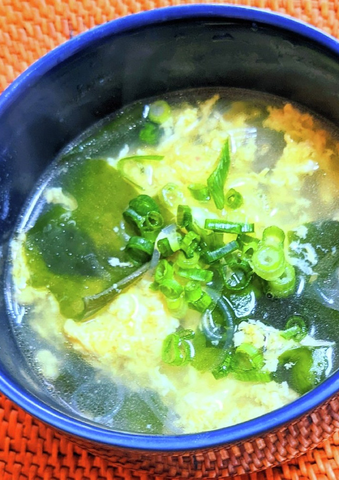 春雨とわかめの中華風卵スープ-レシピのメイン写真
