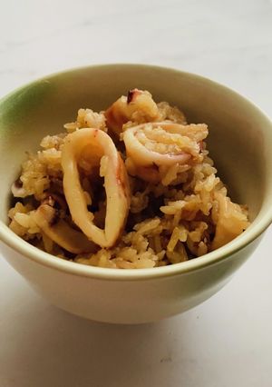 お餅で詰めないイカ飯-レシピのメイン写真