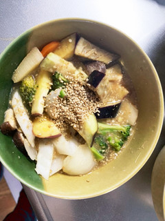 根菜茄子生姜ドレッシング炒味温野菜サラダ-レシピのメイン写真