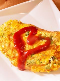 たらこマヨ入りふわっとオムレツ-レシピのメイン写真