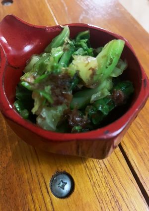 5分でもう一品　キャベツのおかか和え-レシピのメイン写真
