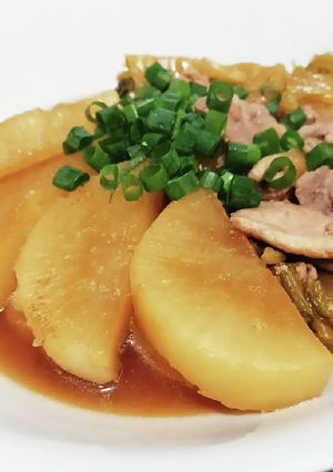 超簡単！寒い日にはこれ！豚バラ白菜大根！-レシピのメイン写真