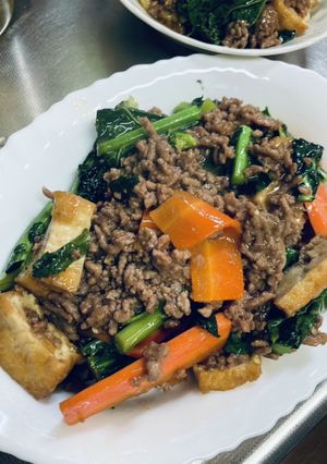 アレッタ入り挽き肉のすき焼き味炒め-レシピのメイン写真