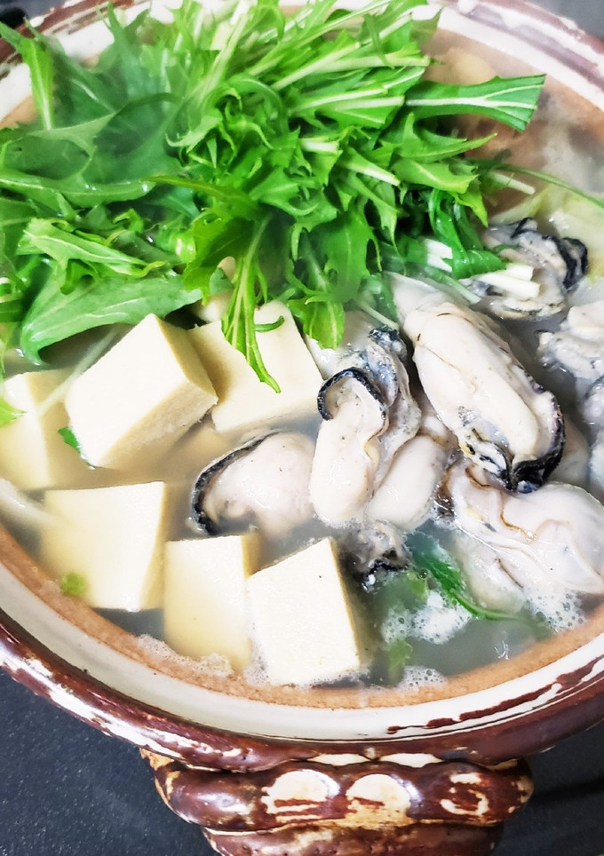 #冷凍牡蠣で簡単♪野菜たっぷり牡蠣なべ-レシピのメイン写真