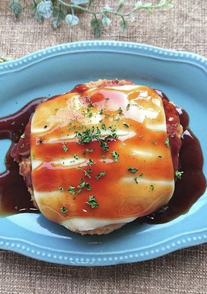 ふんわりやわらか極上豆腐ハンバーグ-レシピのメイン写真