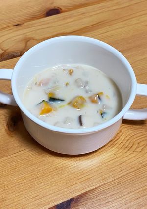 幼児食☆キノコのクリーム煮-レシピのメイン写真