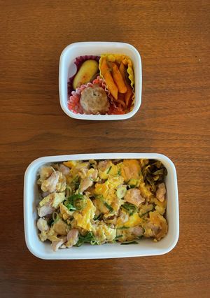 中学生野球弁当19｜親子丼-レシピのメイン写真