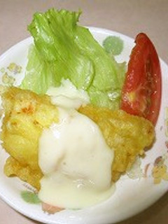(♯鯛たべよう)鯛天ぷらのマヨソース-レシピのメイン写真