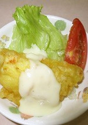 (♯鯛たべよう)鯛天ぷらのマヨソース-レシピのメイン写真