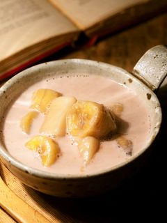 夜食にも◎バナナとおもちのココアミルク煮-レシピのメイン写真