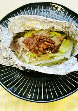 豚しゃぶ肉のホイル焼き-レシピのメイン写真