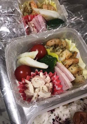 ☆お弁当シリーズ☆エビのイタリアン風焼き-レシピのメイン写真