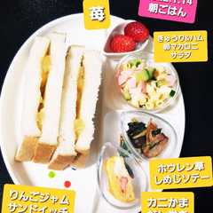 A picture of 2022.1.14 朝ごはん.