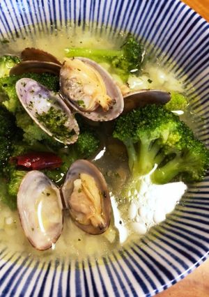 ＊リモートランチ＊熱々アサリのスープご飯-レシピのメイン写真