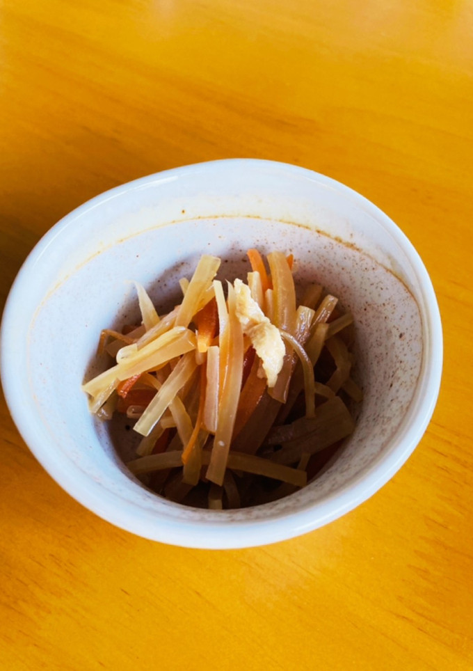 大根の皮で切り干し風煮物-レシピのメイン写真
