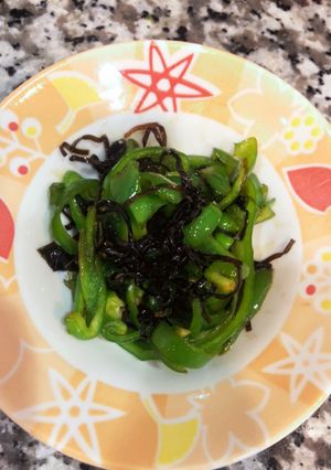 ピーマンと塩昆布だけ-レシピのメイン写真