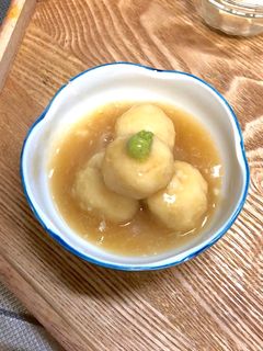 もっちり♡里芋団子の白だしあんかけ煮-レシピのメイン写真