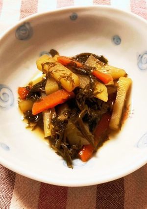 ながも(アカモク)の煮物-レシピのメイン写真