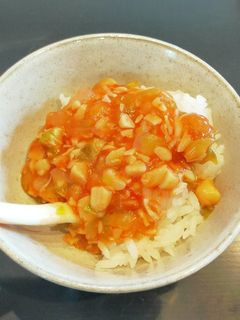 離乳食完了期☆鶏ササミ大豆トマト煮込み-レシピのメイン写真