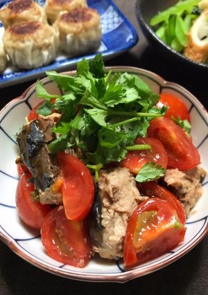 サバ缶とトマトのナンプラー和え-レシピのメイン写真