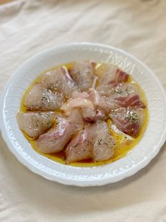 白身魚のカルパッチョ【ここから栄養士】-レシピのメイン写真