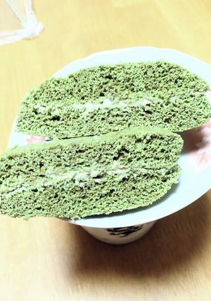抹茶蒸しパンのきな粉クリームサンド-レシピのメイン写真