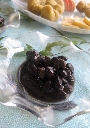 ベジお節♪砂糖なし♪フルーティー黒豆煮-レシピのメイン写真