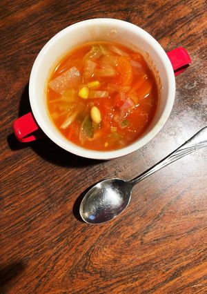 大豆と野菜たっぷりミネストローネ★☆-レシピのメイン写真