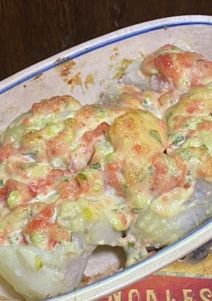 里芋の梅マヨネーズ焼き-レシピのメイン写真
