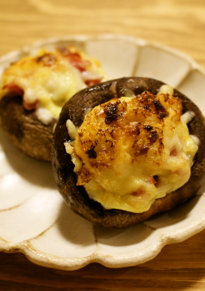 椎茸の生ハムマヨチーズ焼き-レシピのメイン写真