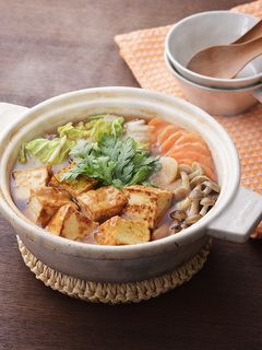 焼き厚揚げの香ばしみそ鍋-レシピのメイン写真
