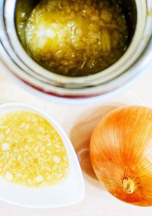保温水筒で 玉ねぎ塩糀-レシピのメイン写真