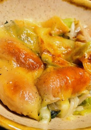 野菜とソーセージの甘味噌チーズ焼き-レシピのメイン写真