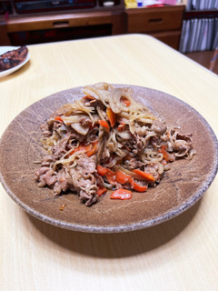 レンコンとごぼうと牛肉の含め煮-レシピのメイン写真