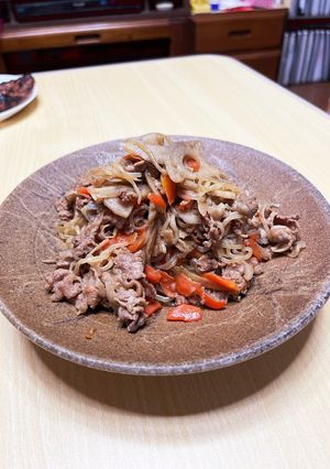 レンコンとごぼうと牛肉の含め煮-レシピのメイン写真