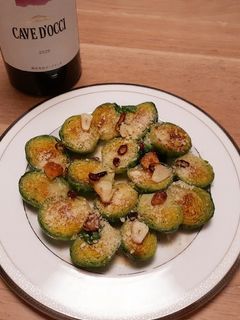 ワインに合う♪芽キャベツペペロンチーノ風-レシピのメイン写真