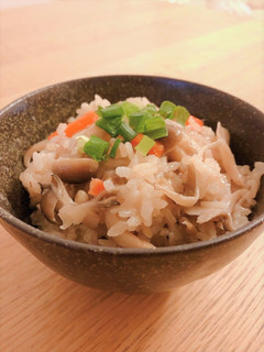 お餅で*きのこのおこわ-レシピのメイン写真