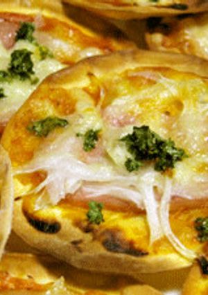 簡単！　餃子の皮でピッツァ-レシピのメイン写真