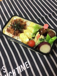 中学生弁当1/15のり弁-レシピのメイン写真